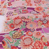 Floral Noshi Bundles & Lucky Mallets - Purple (Length) 1=0.25yard