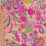 Floral Noshi Bundles & Lucky Mallets - Yellow-Green (Length) 1=0.25yard