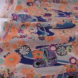 Floral Noshi Bundles & Lucky Mallets - Blue (Length) 1=0.25yard