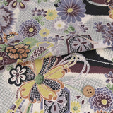 Floral Noshi Bundles & Lucky Mallets - Black (Length) 1=0.25yard