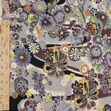 Floral Noshi Bundles & Lucky Mallets - Black (Length) 1=0.25yard