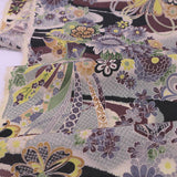 Floral Noshi Bundles & Lucky Mallets - Black (Length) 1=0.25yard