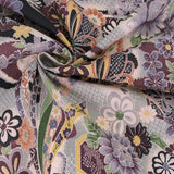 Floral Noshi Bundles & Lucky Mallets - Black (Length) 1=0.25yard