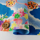 Floral Court Carriages & Balls - Blue (Length) 1=0.25yard