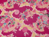 Fans and Flowers on Wine (Length) 1=0.25yard