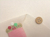 Hitokoshi Chirimen - Antique White (Length) 1=0.25yard