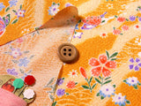 Tiny Flowers in the Shadowy Breeze on Mustard (Length) 1=0.25yard