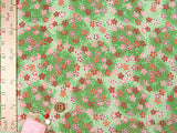 Cherry Blossoms in the Moonlight - Yellow-Green (Length) 1=0.25yard