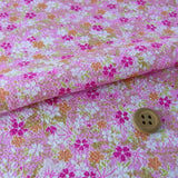 Japanese Garden in Spring & Autumn - Pink (Length) 1=0.25yard