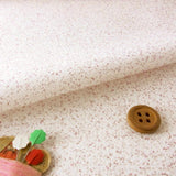 Golden Pink on White (Length) 1=0.25yard