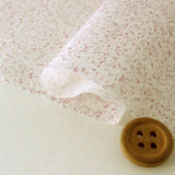 Golden Pink on White (Length) 1=0.25yard