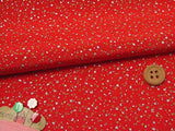 Golds and Silvers on Red (Length) 1=0.25yard
