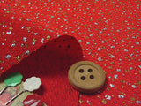 Golds and Silvers on Red (Length) 1=0.25yard