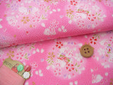 Lucky Bunnies on Pink (Length) 1=0.25yard