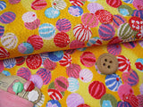 Small Temari Balls - Yellow (Length) 1=0.25yard