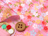 Hazy Cherry Blossoms in Pink (Length) 1=0.25yard