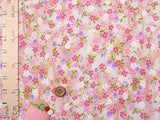 Hazy Cherry Blossoms in White/Pink (Length) 1=0.25yard