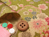 Flower Collection - Green Tea (Length) 1=0.25yard