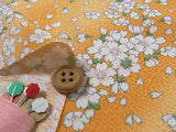 Cherry Blossom Shower in Yellow (Length) 1=0.25yard