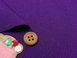 Chirimen - Purple (Length) 1=0.25yard