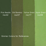 Chirimen - Yellow Green (Length) 1=0.25yard