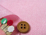 Chirimen - Peach Blossom (Length) 1=0.25yard