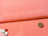 Chirimen - Salmon Pink (Length) 1=0.25yard
