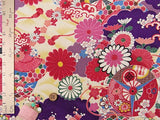 Imperial Brilliant Scene on Purple (Length) 1=0.25yard