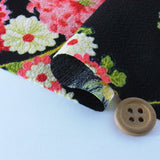 Court Carriage and Fans on Black (Length) 1=0.25yard