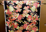 Court Carriage and Fans on Black (Length) 1=0.25yard
