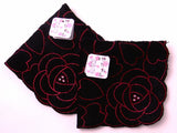Hand Towel Made from Bamboo Fiber - Rose Black