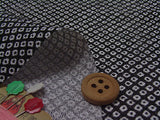Kanoko Dots on Black (Length) 1=0.25yard