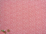 Tiny Cherry Blossoms - White/Red (Length) 1＝0.25yard