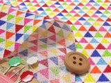 Colorful Triangles (Length) 1=0.25yard