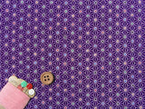 Modern Star Pattern - Purple (Length) 1=0.25yard