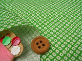 Kanoko Dots on Green (Length) 1=0.25yard