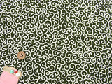 Arabesque Pattern - Dark Green (Length) 1=0.25yard