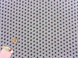 Modern Star Pattern - White/Black (Length) 1=0.25yard