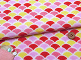 Modern Wave in Red (Length) 1=0.25yard