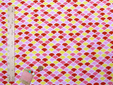 Modern Wave in Red (Length) 1=0.25yard
