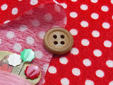 Polka Dots - Red (Length) 1=0.25yard