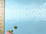 Jacquard Sayagata Pattern in Light Blue (Length) 1=0.25yard