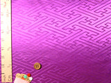 Jacquard Sayagata Pattern in Purple (Length) 1=0.25yard