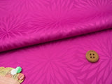 Rinzu Polyester: Mums on Magenta (Length) 1=0.25yard