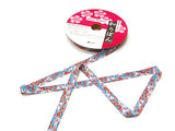 Japanese 3/5in Ribbon: Rabbits - Blue (Quantity) 1=1yard