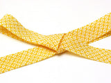 Japanese 3/5in Ribbon: Dots - Yellow (Quantity) 1=1yard