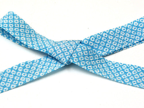 3/5in Ribbon: Dots - Blue (Quantity) 1＝1yard