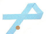 Japanese 1.2in Ribbon: Dots - Blue (Quantity) 1=1yard