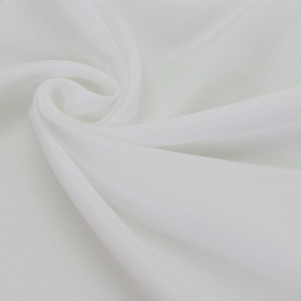 Silk Palace Crepe - White (Length) 1＝0.25yard