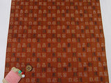 Nishijin-ori Silk Brocade Characters on Brick (Length) 1=0.25yard